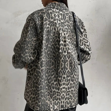 NAOMI | Elegant Leopard Print Jacket