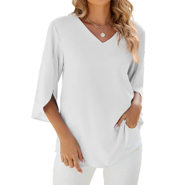 JAMY | V-neck Elegant Blouse