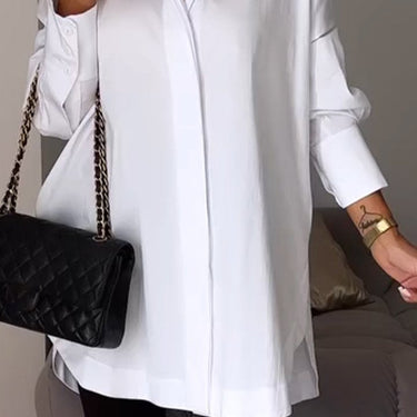 AMY | Sophisticated Lapel Shirt for Women