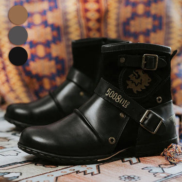 Dakota - Western Cowboy Style Leather Boots