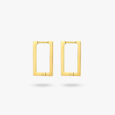 Rectangular Metal Earrings